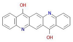 Pigment-violett-19 molekylstruktur